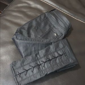 Rag and bone blk jeans